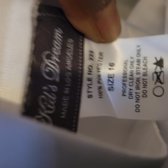 KIDS Dream Big girls White Dress - Picture 9 of 9